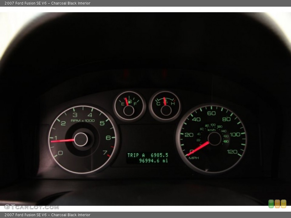 Charcoal Black Interior Gauges for the 2007 Ford Fusion SE V6 #91243615