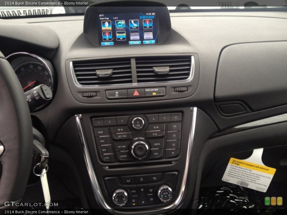 Ebony Interior Controls for the 2014 Buick Encore Convenience #91245407