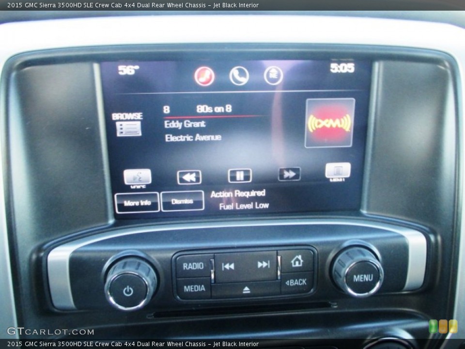 Jet Black Interior Controls for the 2015 GMC Sierra 3500HD SLE Crew Cab 4x4 Dual Rear Wheel Chassis #91247773