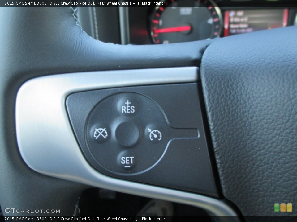 Jet Black Interior Controls for the 2015 GMC Sierra 3500HD SLE Crew Cab 4x4 Dual Rear Wheel Chassis #91247893