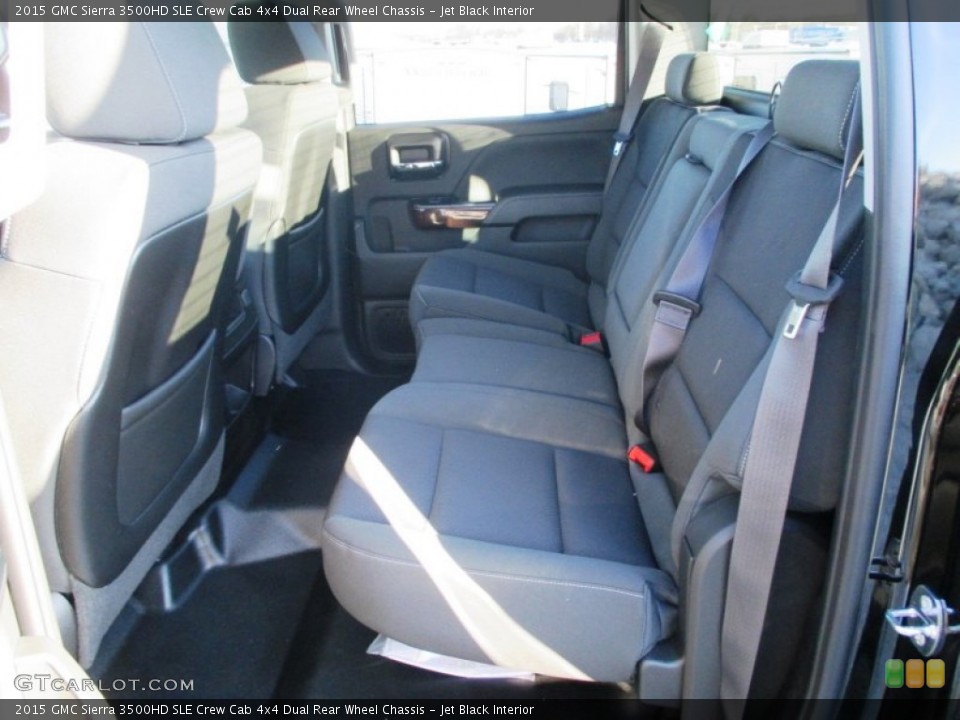 Jet Black Interior Rear Seat for the 2015 GMC Sierra 3500HD SLE Crew Cab 4x4 Dual Rear Wheel Chassis #91247977