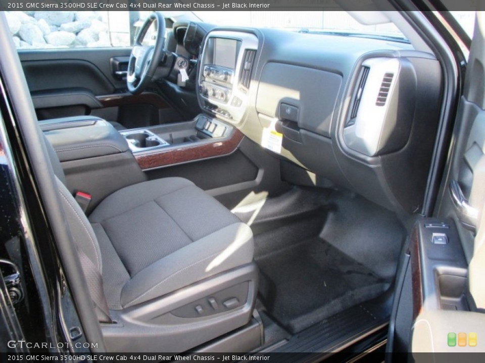 Jet Black Interior Dashboard for the 2015 GMC Sierra 3500HD SLE Crew Cab 4x4 Dual Rear Wheel Chassis #91248025