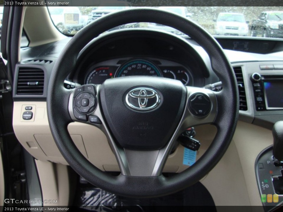 Ivory Interior Steering Wheel for the 2013 Toyota Venza LE #91255870