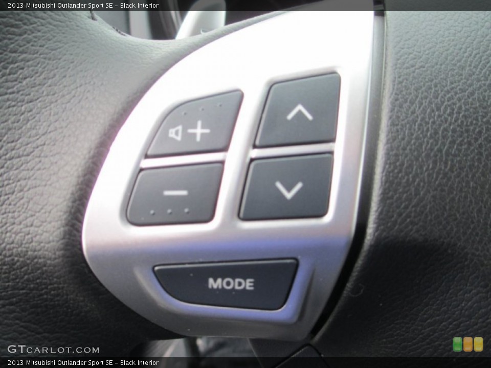Black Interior Controls for the 2013 Mitsubishi Outlander Sport SE #91259956