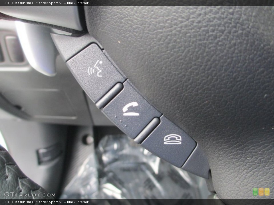 Black Interior Controls for the 2013 Mitsubishi Outlander Sport SE #91259983