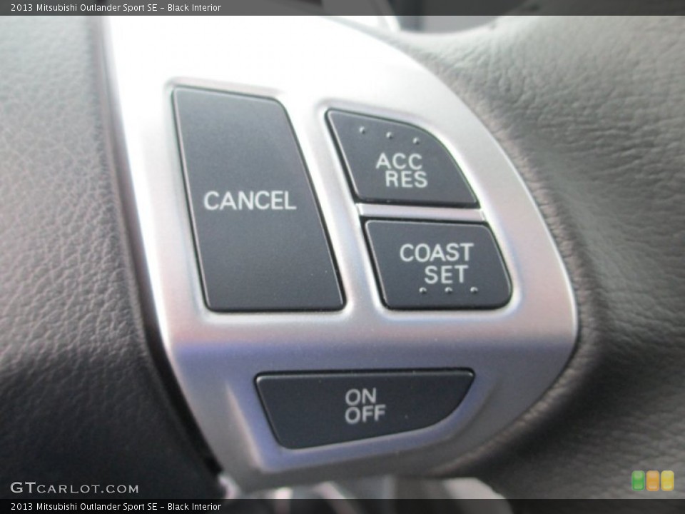 Black Interior Controls for the 2013 Mitsubishi Outlander Sport SE #91259998