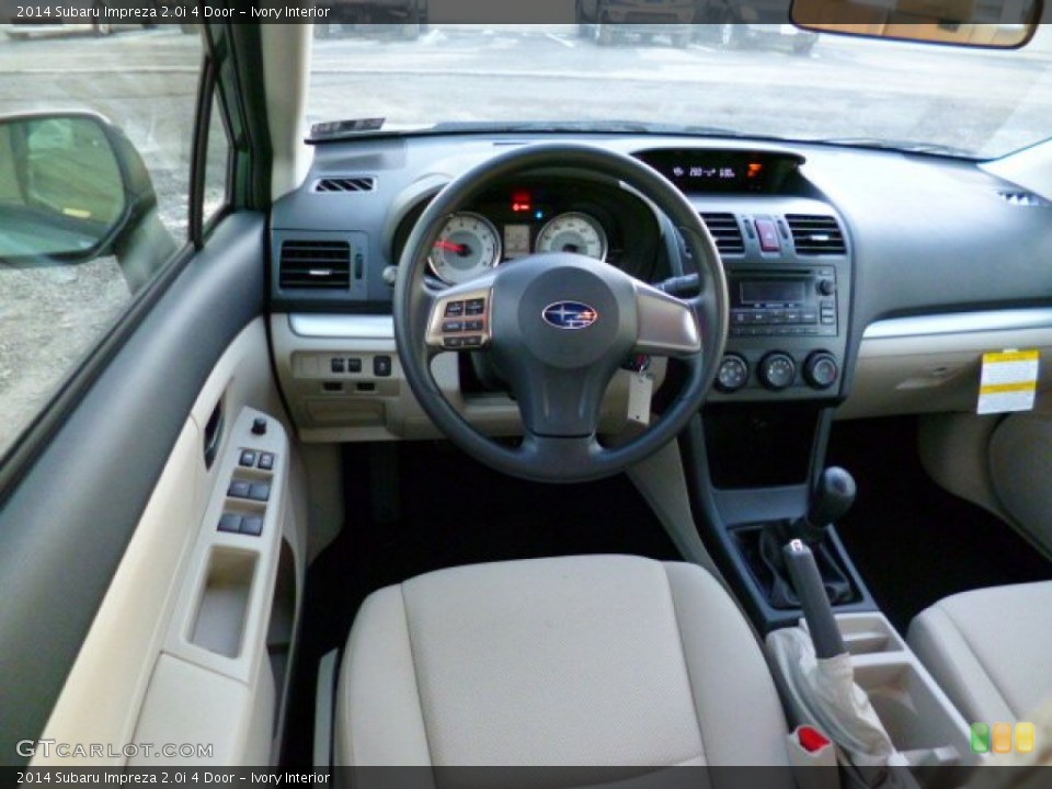 Ivory Interior Dashboard for the 2014 Subaru Impreza 2.0i 4 Door #91260088