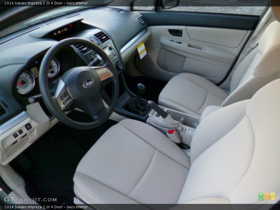 Ivory Interior Photo for the 2014 Subaru Impreza 2.0i 4 Door #91260127