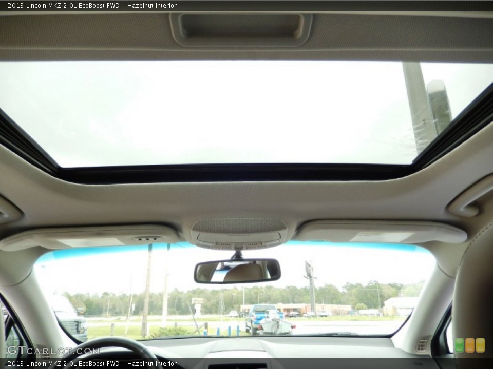 Hazelnut Interior Sunroof for the 2013 Lincoln MKZ 2.0L EcoBoost FWD #91262005
