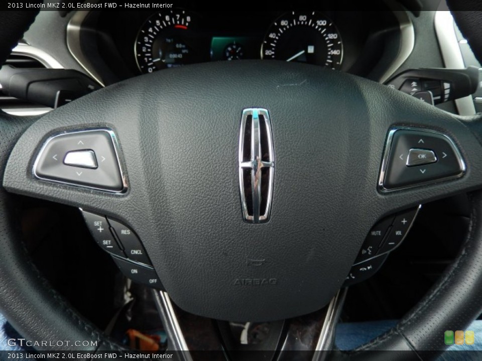 Hazelnut Interior Steering Wheel for the 2013 Lincoln MKZ 2.0L EcoBoost FWD #91262173