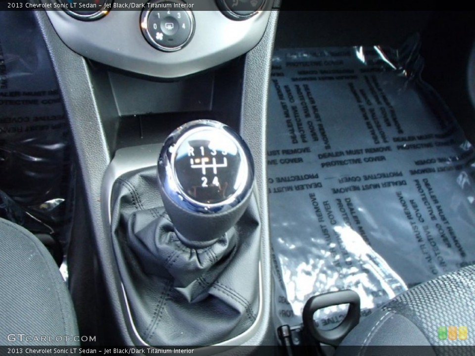 Jet Black/Dark Titanium Interior Transmission for the 2013 Chevrolet Sonic LT Sedan #91265494