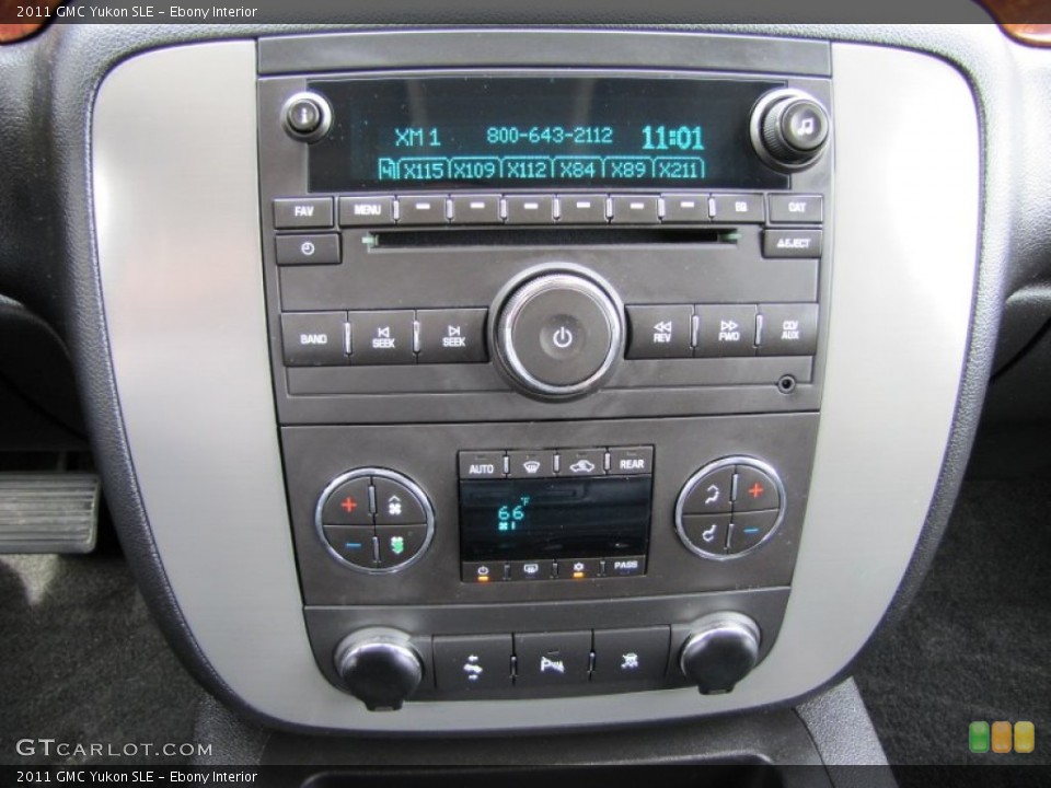 Ebony Interior Controls for the 2011 GMC Yukon SLE #91265644