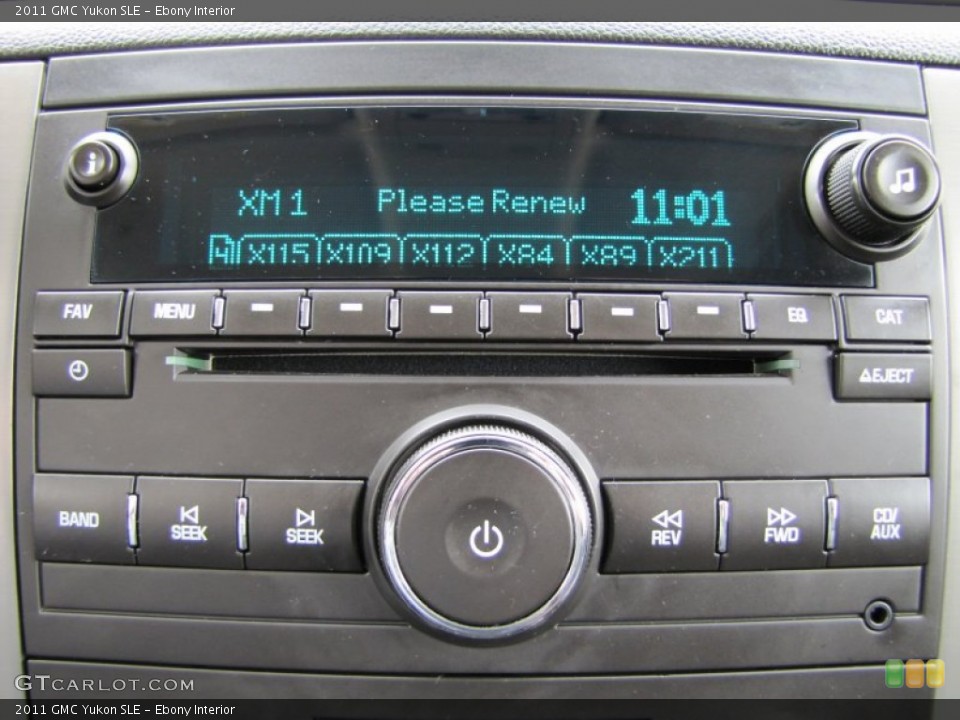 Ebony Interior Audio System for the 2011 GMC Yukon SLE #91265662