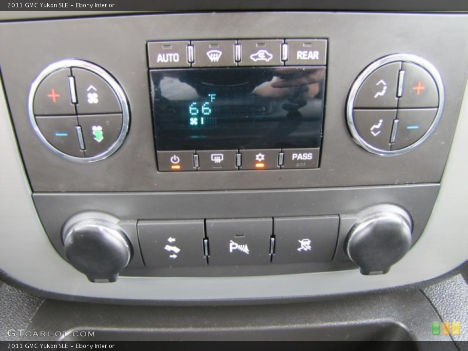 Ebony Interior Controls for the 2011 GMC Yukon SLE #91265677