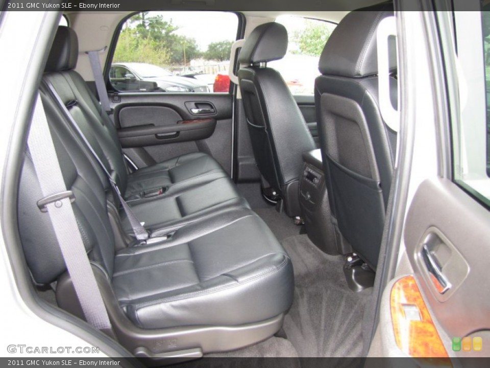 Ebony Interior Rear Seat for the 2011 GMC Yukon SLE #91265779