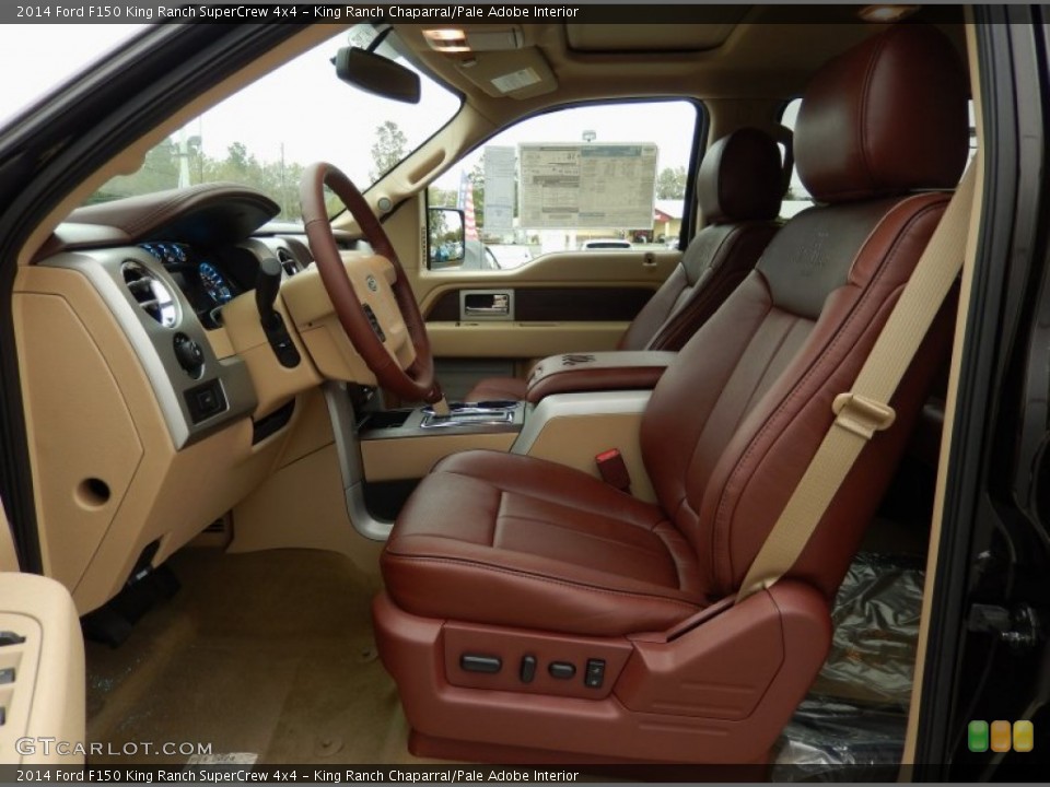 King Ranch Chaparral/Pale Adobe Interior Photo for the 2014 Ford F150 King Ranch SuperCrew 4x4 #91266604