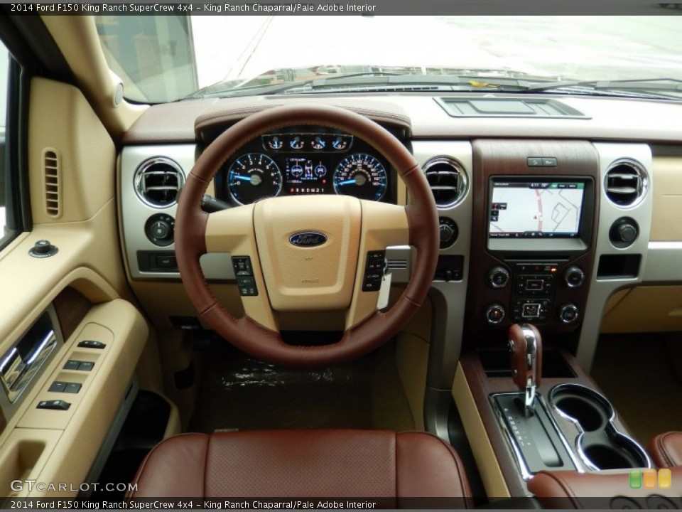 King Ranch Chaparral/Pale Adobe Interior Dashboard for the 2014 Ford F150 King Ranch SuperCrew 4x4 #91266673