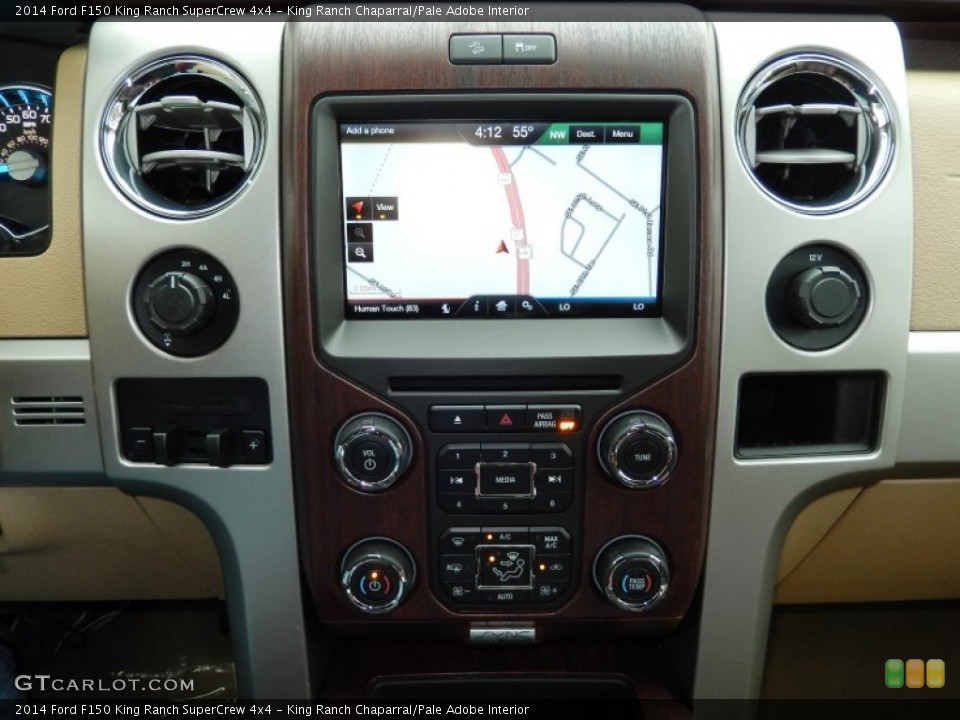 King Ranch Chaparral/Pale Adobe Interior Navigation for the 2014 Ford F150 King Ranch SuperCrew 4x4 #91266717