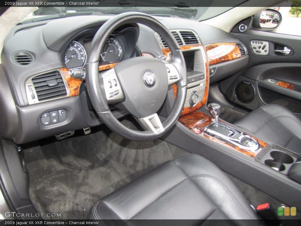 Charcoal Interior Prime Interior for the 2009 Jaguar XK XKR Convertible #91268212