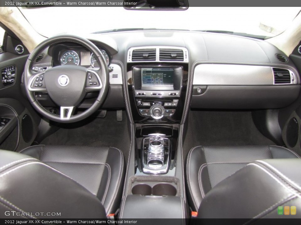 Warm Charcoal/Warm Charcoal Interior Dashboard for the 2012 Jaguar XK XK Convertible #91270951