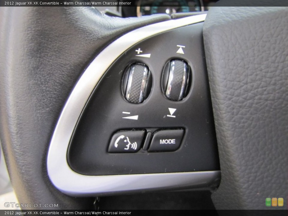 Warm Charcoal/Warm Charcoal Interior Controls for the 2012 Jaguar XK XK Convertible #91271146