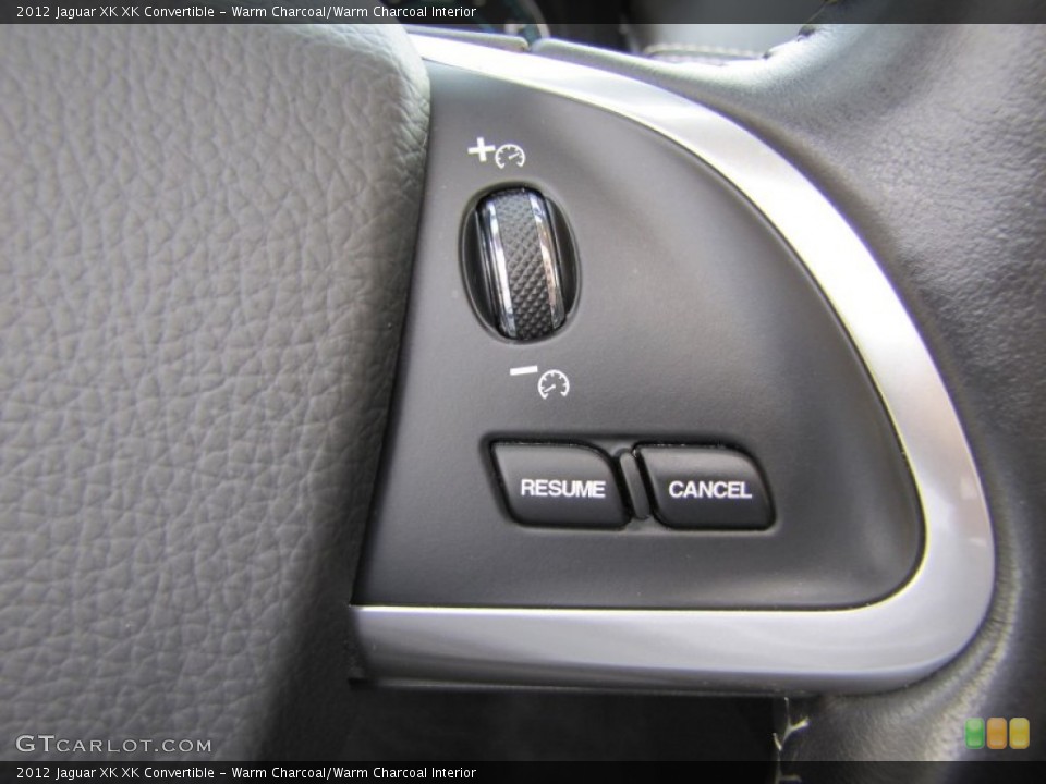 Warm Charcoal/Warm Charcoal Interior Controls for the 2012 Jaguar XK XK Convertible #91271157