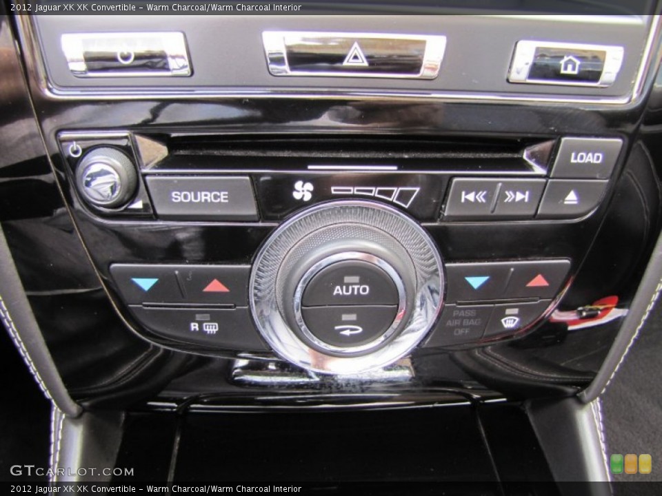 Warm Charcoal/Warm Charcoal Interior Controls for the 2012 Jaguar XK XK Convertible #91271224