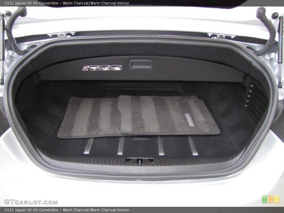 Warm Charcoal/Warm Charcoal Interior Trunk for the 2012 Jaguar XK XK Convertible #91271378
