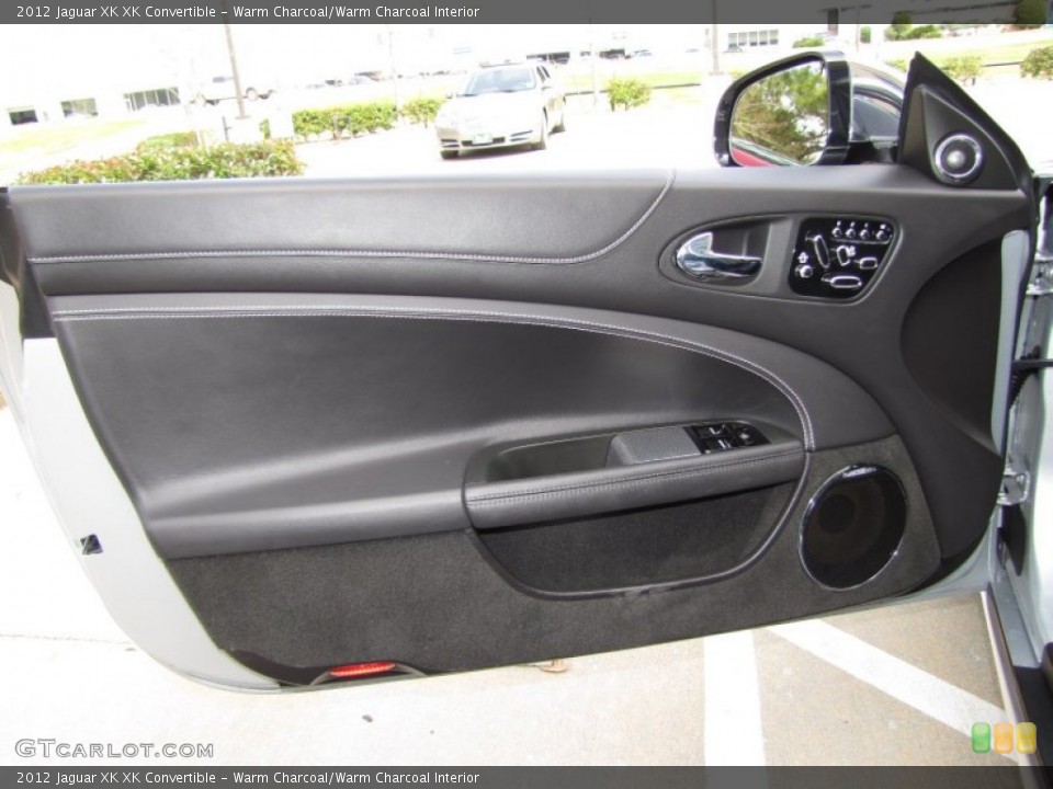 Warm Charcoal/Warm Charcoal Interior Door Panel for the 2012 Jaguar XK XK Convertible #91271446