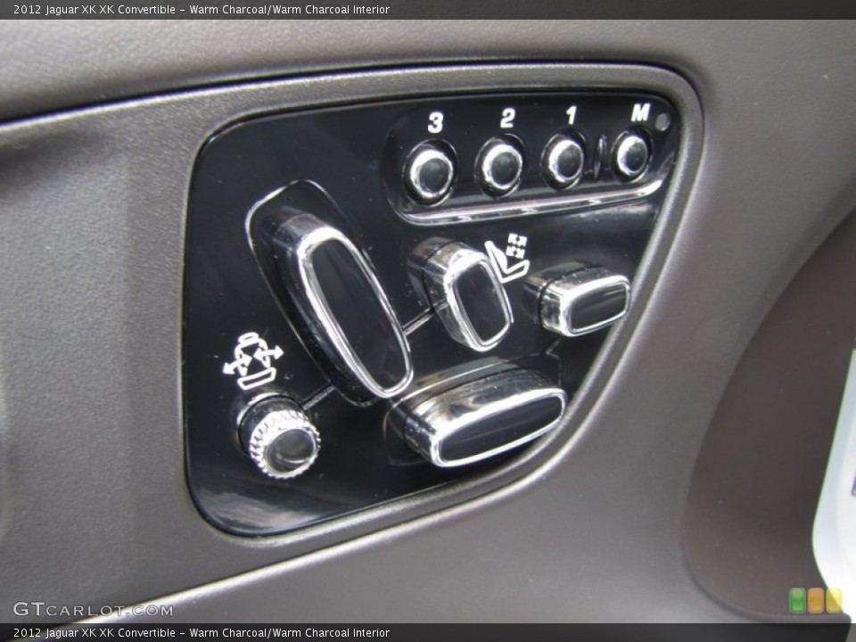 Warm Charcoal/Warm Charcoal Interior Controls for the 2012 Jaguar XK XK Convertible #91271479