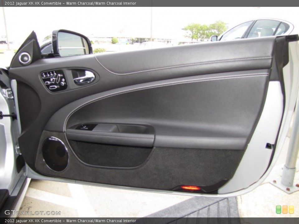 Warm Charcoal/Warm Charcoal Interior Door Panel for the 2012 Jaguar XK XK Convertible #91271488