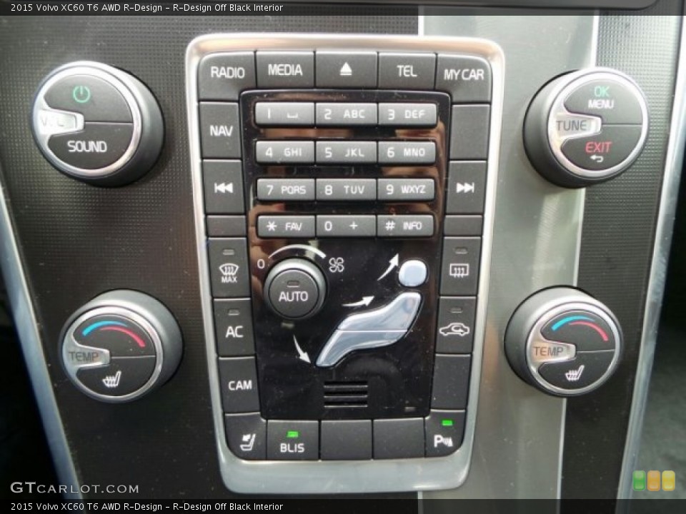 R-Design Off Black Interior Controls for the 2015 Volvo XC60 T6 AWD R-Design #91274629