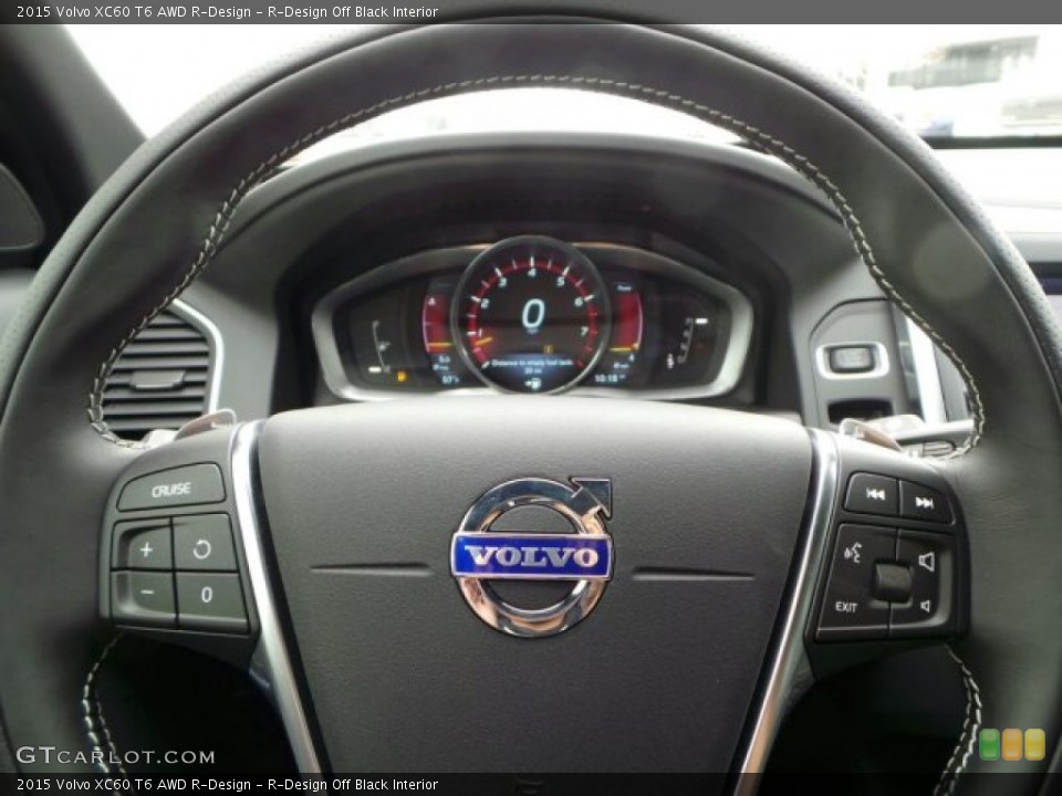 R-Design Off Black Interior Steering Wheel for the 2015 Volvo XC60 T6 AWD R-Design #91274644