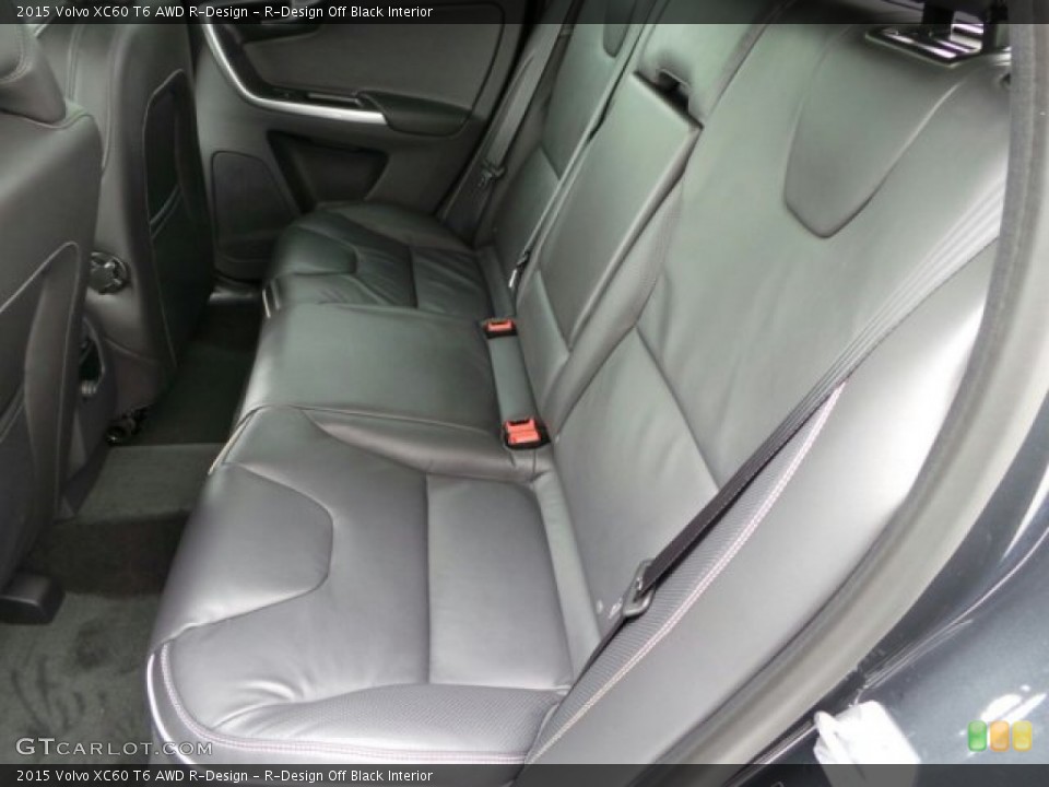 R-Design Off Black Interior Rear Seat for the 2015 Volvo XC60 T6 AWD R-Design #91274686