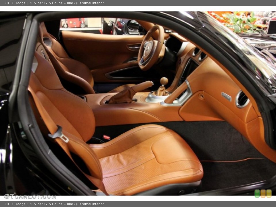 Black/Caramel Interior Photo for the 2013 Dodge SRT Viper GTS Coupe #91282945