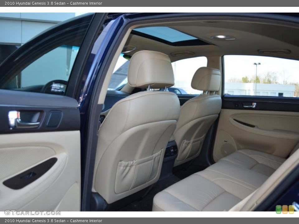 Cashmere Interior Rear Seat for the 2010 Hyundai Genesis 3.8 Sedan #91289658