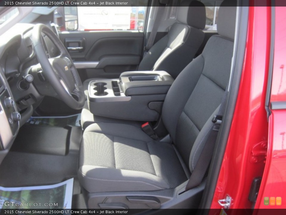 Jet Black Interior Photo for the 2015 Chevrolet Silverado 2500HD LT Crew Cab 4x4 #91290473