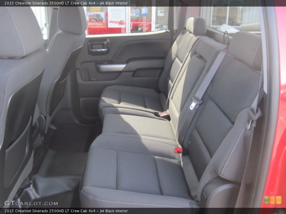 Jet Black Interior Rear Seat for the 2015 Chevrolet Silverado 2500HD LT Crew Cab 4x4 #91290491