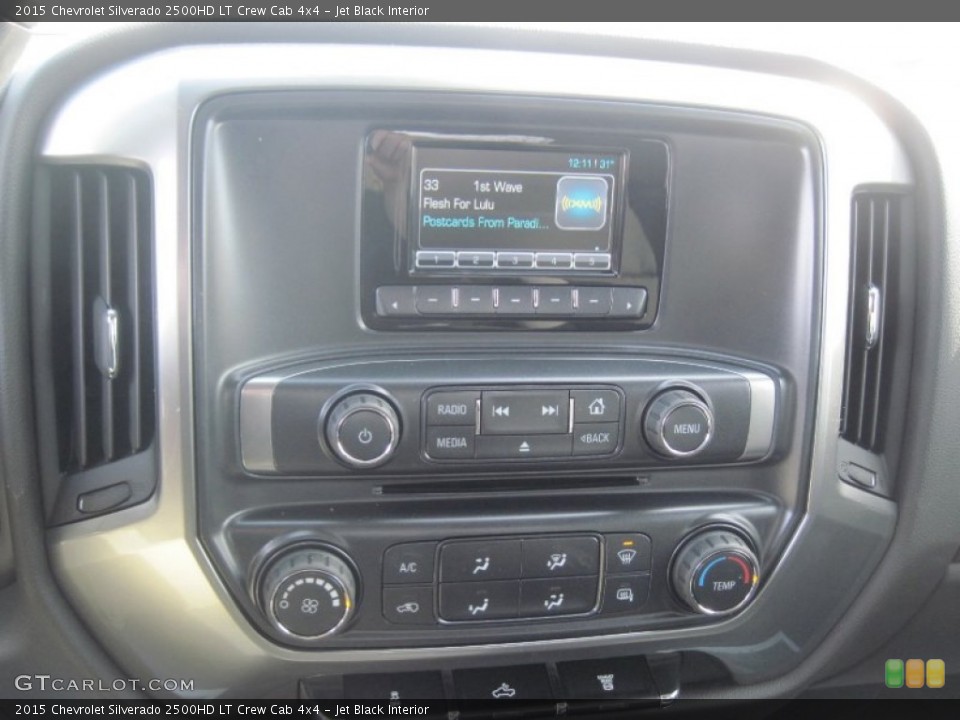 Jet Black Interior Controls for the 2015 Chevrolet Silverado 2500HD LT Crew Cab 4x4 #91290566