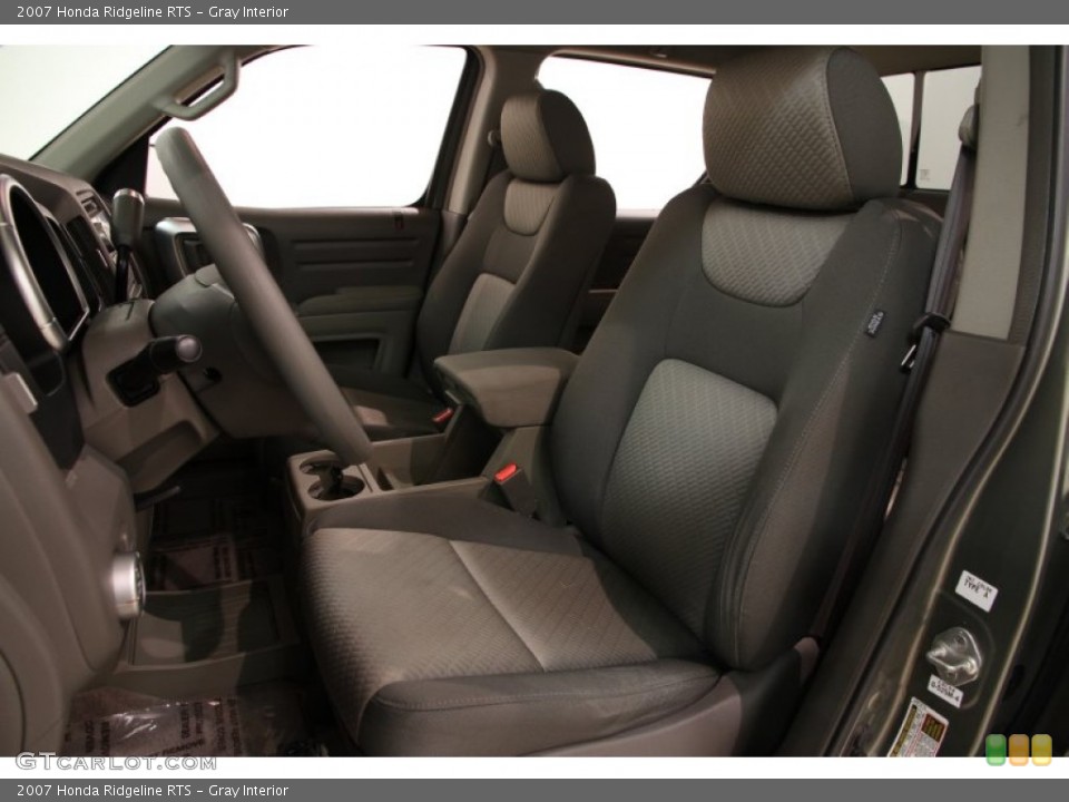 Gray Interior Front Seat for the 2007 Honda Ridgeline RTS #91290691