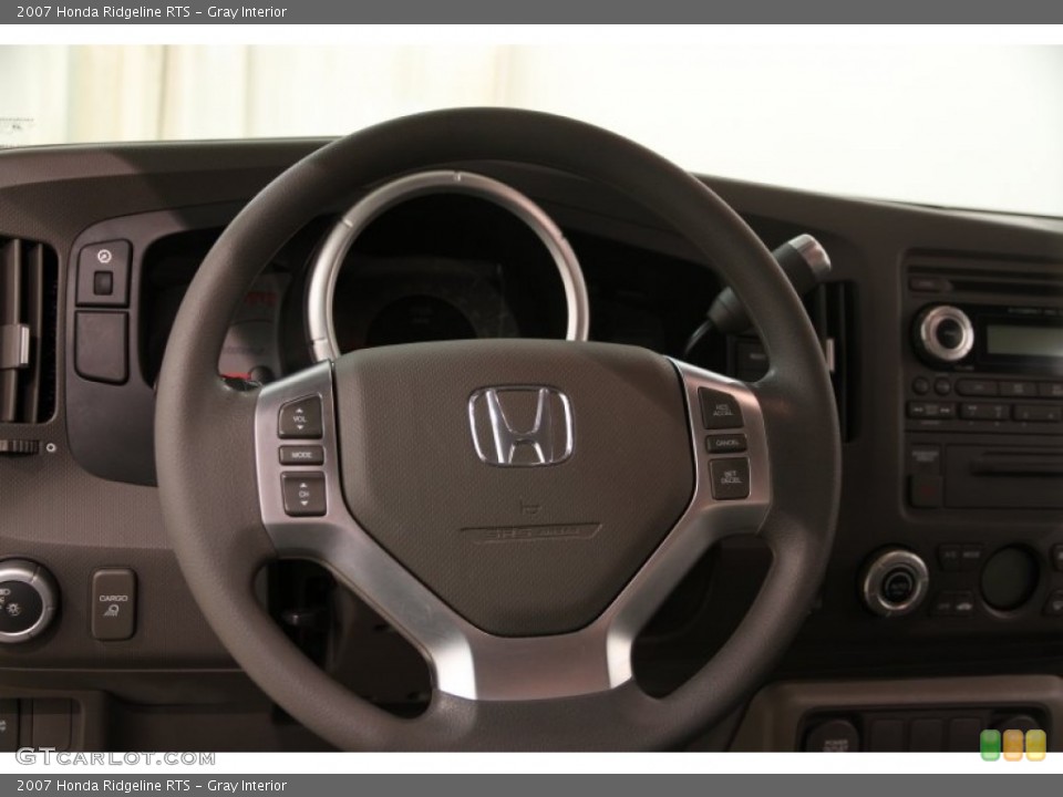 Gray Interior Steering Wheel for the 2007 Honda Ridgeline RTS #91290707