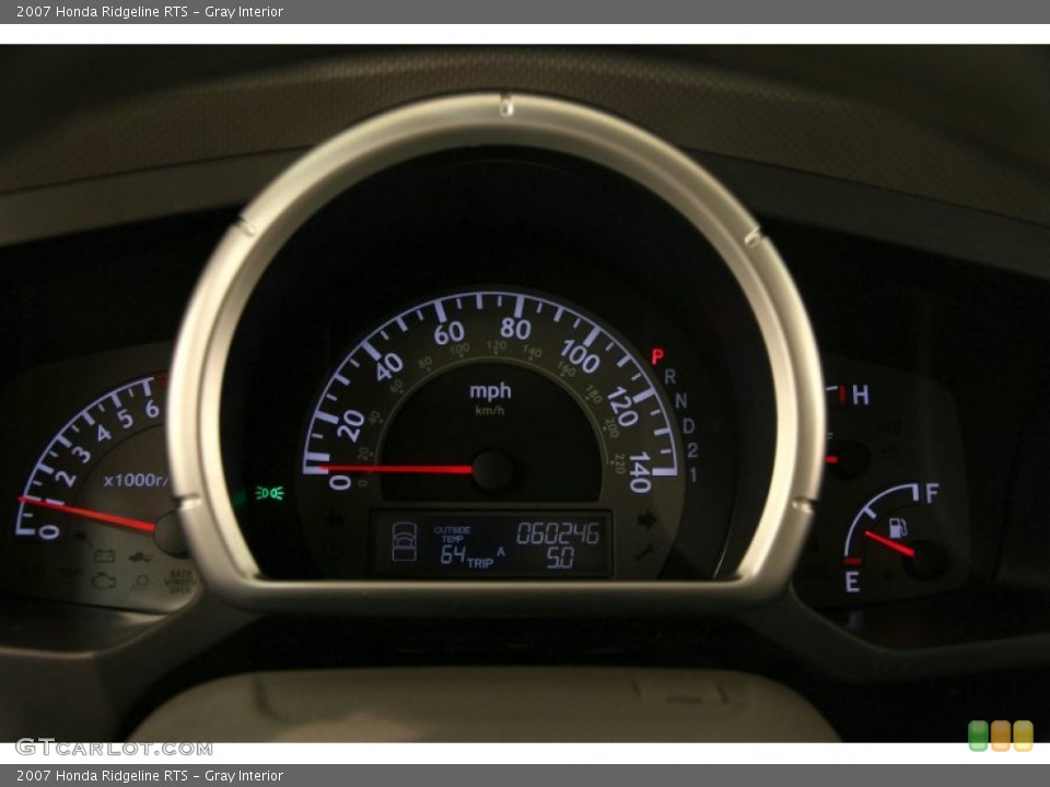 Gray Interior Gauges for the 2007 Honda Ridgeline RTS #91290718