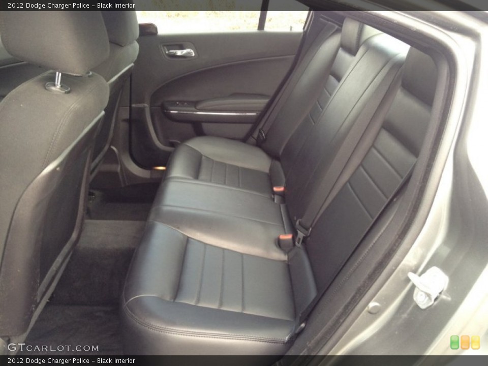 Black Interior Rear Seat for the 2012 Dodge Charger Police #91293599