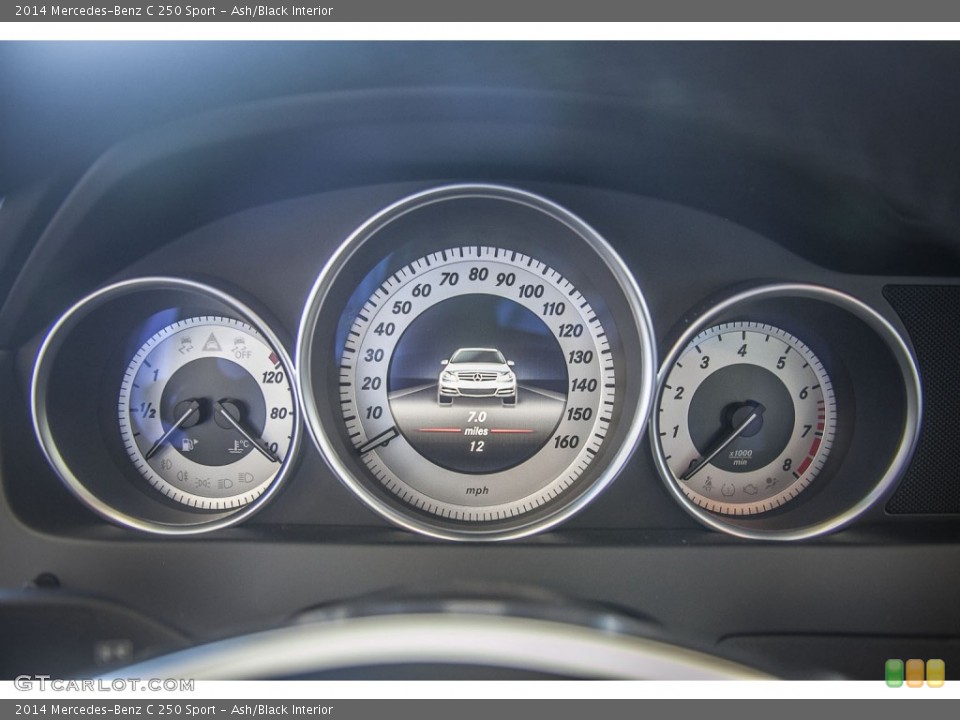 Ash/Black Interior Gauges for the 2014 Mercedes-Benz C 250 Sport #91294664