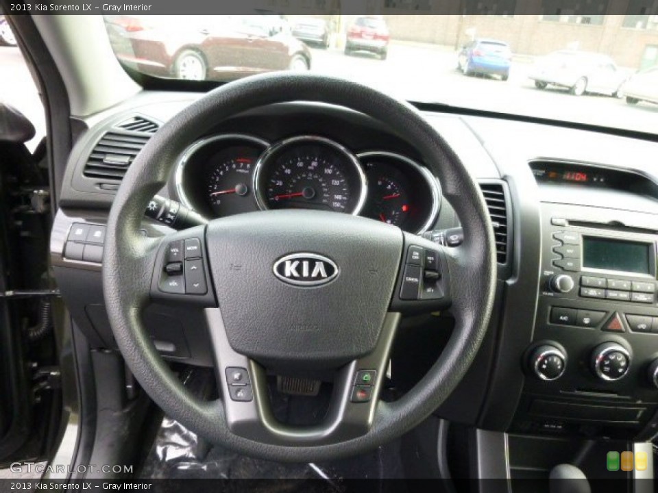 Gray Interior Steering Wheel for the 2013 Kia Sorento LX #91296605