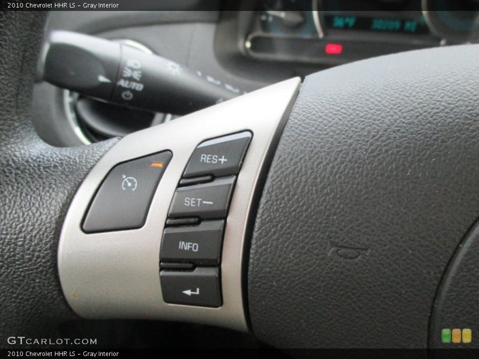 Gray Interior Controls for the 2010 Chevrolet HHR LS #91297933