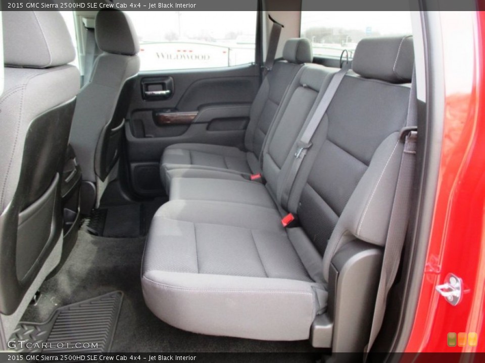 Jet Black Interior Rear Seat for the 2015 GMC Sierra 2500HD SLE Crew Cab 4x4 #91300731