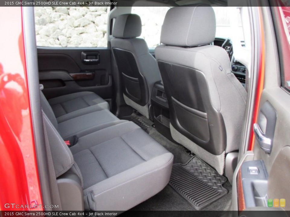 Jet Black Interior Rear Seat for the 2015 GMC Sierra 2500HD SLE Crew Cab 4x4 #91300813