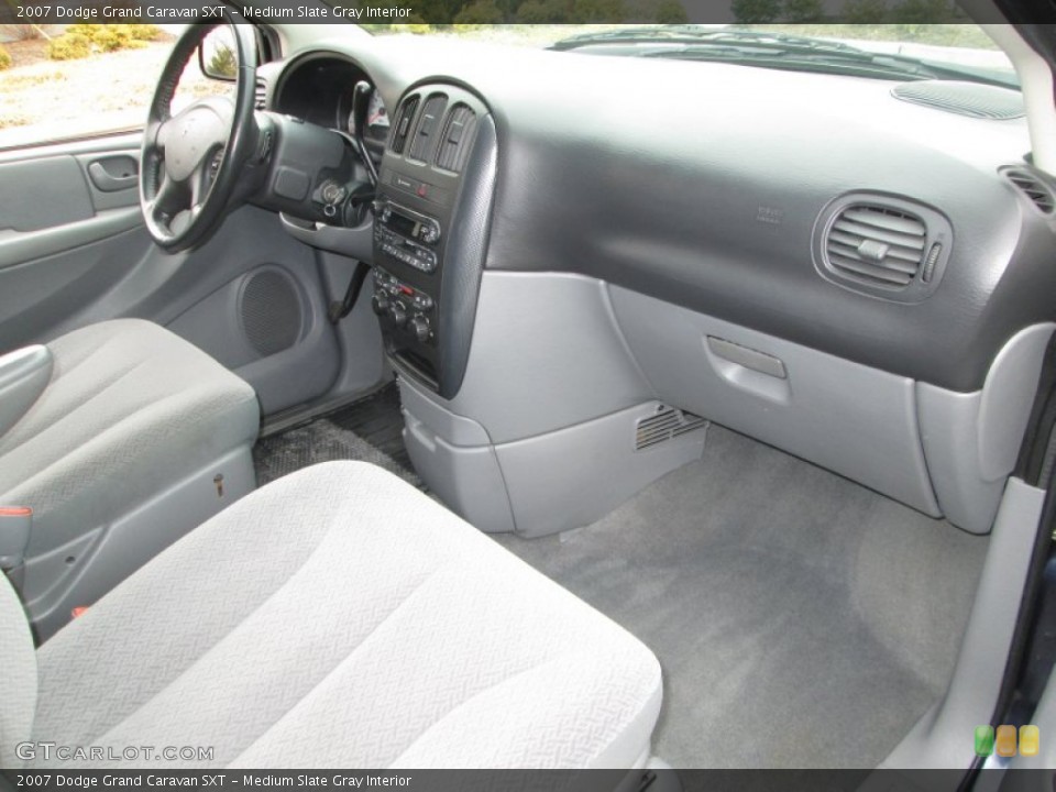 Medium Slate Gray Interior Dashboard for the 2007 Dodge Grand Caravan SXT #91301277