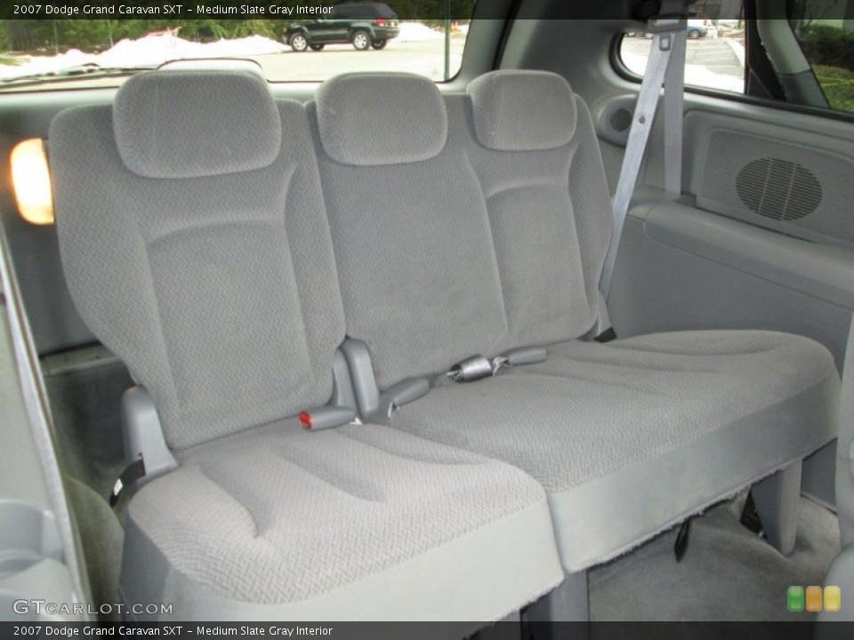 Medium Slate Gray Interior Rear Seat for the 2007 Dodge Grand Caravan SXT #91301397